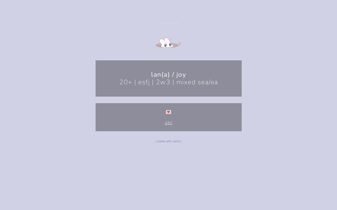 Carrd profile picture for @elysian
